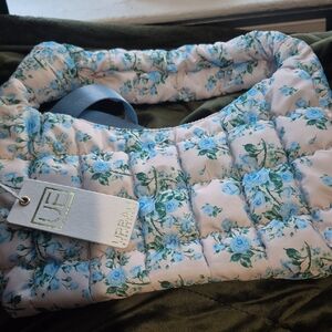 Urban Expressions Blue Floral Quilted Bag